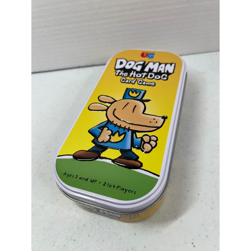 Dog Man The Hot Dog Card Game University Games Collector Tin Dav Pilkey 07011